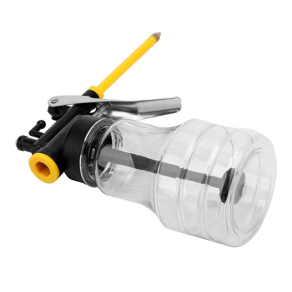 1PC 250ML High Pressure Oiler Grease Flex Gun Oil Pump Cans Hand Tools Lubricator Clear Oil Can