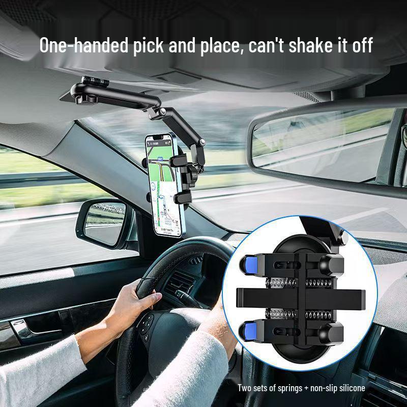 Universal Sun Visor Car Phone Holder & Navigation Bracket 2026 - Dual Use for Car and Home