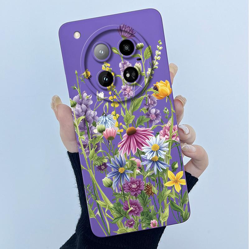For Infinix Zero 40 4G 5G Phone Case X6861 X6860 Cover Fashion Simplicity Oil Painting Floral Soft Silicone Shell Zero40 Fundas