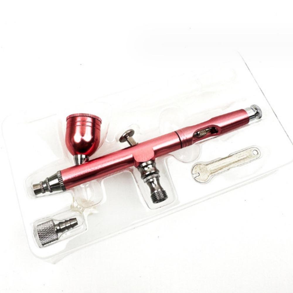 Dual Action Gravity Nail Art Airbrush Kit Handheld 0.3mm Nozzle Spray Airbrush Durable Portable Nail Art Paint Tool Set