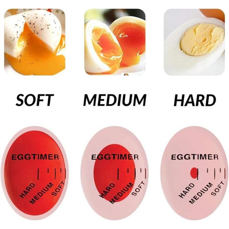Egg Timer for Boiled Eggs, Visual Boiled Egg Indicator, Ideal for Soft, Medium, Hard Cooking Kitchen Gadget Tool Home Use