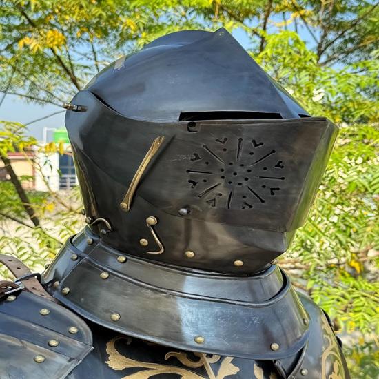 Medieval Anton Peffenhauser's Competition Half Armor, Battle Warrior Armour, Halloween Costume