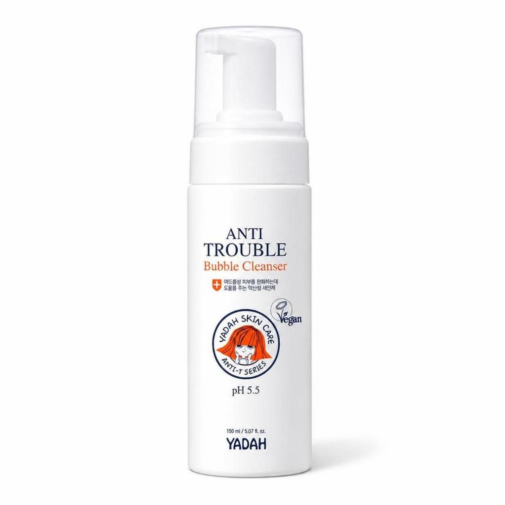 YADAH Anti-Trouble Bubble Cleanser Gentle Foam Cleanser 150ml