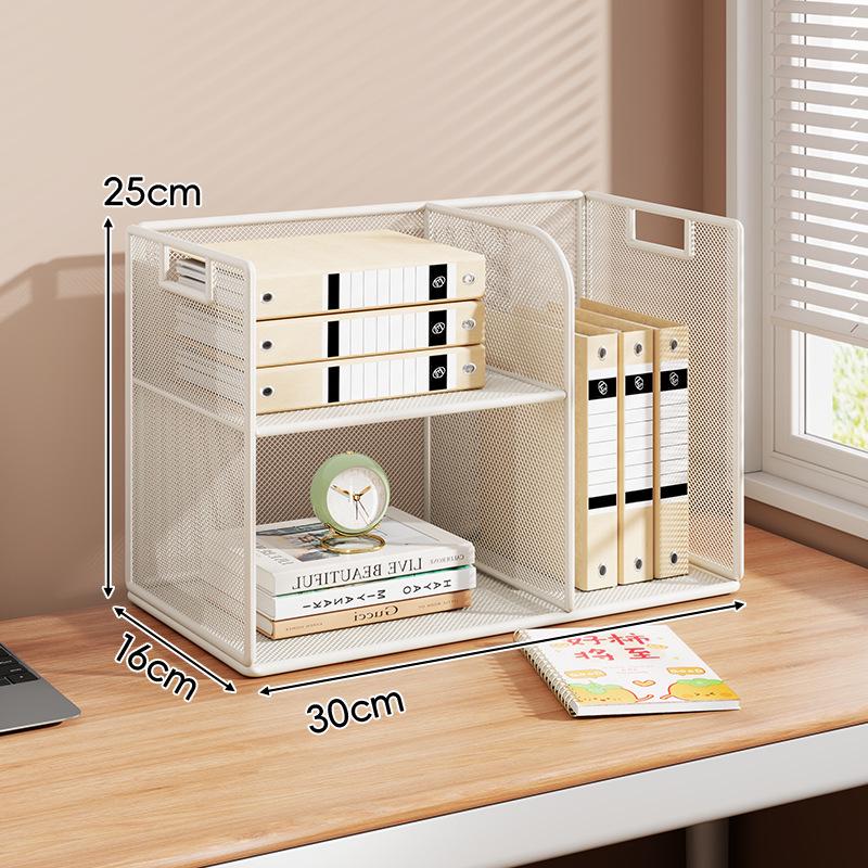 Multi-layer Desktop Bookshelf: Living Room & Office Organizer