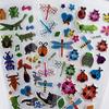 10 Sheets/Set Cartoon Insect Bee Ladybug Sticker Cute 3D Bubble PVC Scrapbooking Stickers for Children Boy Girl Cognitive Toys