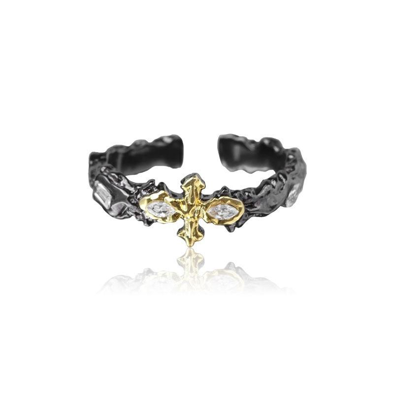 Enamel Colorful Butterfly Ring For Women Adjustable Open Design Unique And Jewelry Chic