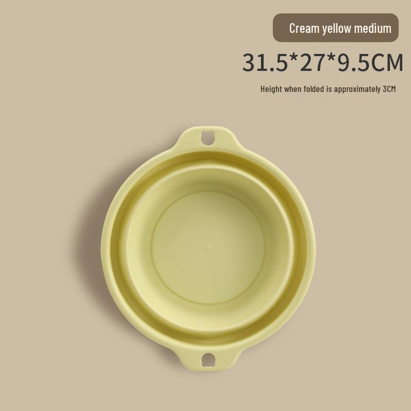 Portable Foldable Washbasin for Dorms, Outdoor Travel, and Household Use