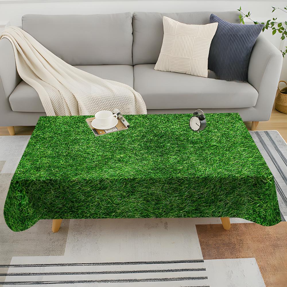VIKAMA Kunstrasen Tischdecke Wasserdicht Gras Design Picknick Party Garten Kaffeetisch Esstisch Heimdekoration