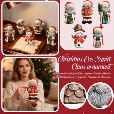 Creative Resin Christmas Eve Ornament, Suitable For Christmas, New Year'S Gifts, Desktop Decorations