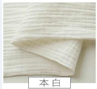Organic Combed 100% Cotton Double Gauze Muslin Fabric Breathable Eco-Friendly 120 GSM Lightweight Woven Shirts Dresses