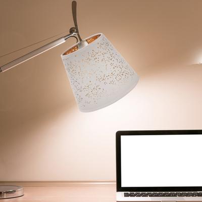 Light Shade Dust-proof Protective Anti-deformed Eco-friendly Bedroom Hollow Out Fabric Lampshade Decor