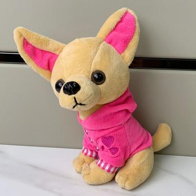 Simulation Chihuahua Plüschtiere Zimmerdekoration Stofftiere Welpen Plüschtiere Cartoon 18cm Stoffhundepuppe Kinderspielzeug