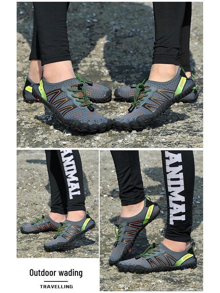 Unisex Quick-Dry Anti-Slip Outdoor Trekking Shoes for Fishing and Swimming