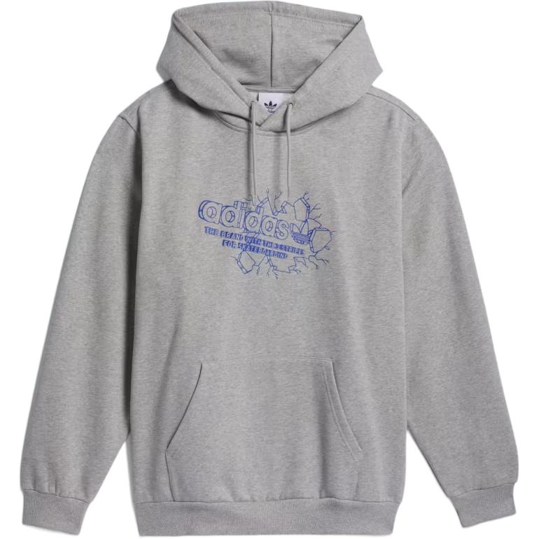 

Adidas Толстовка Skateboarding Breakthrough с принтом логотипа, свободного кроя, с длинным рукавом, мужская, худи, серая IY1602 M