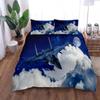 3D Print World Ranking Air Fighter Soft Duvet Cover Set UK Single Double Quen US Twin Ful King-Sized Dimensionsd Dimensions Bed Polyester Comfortable