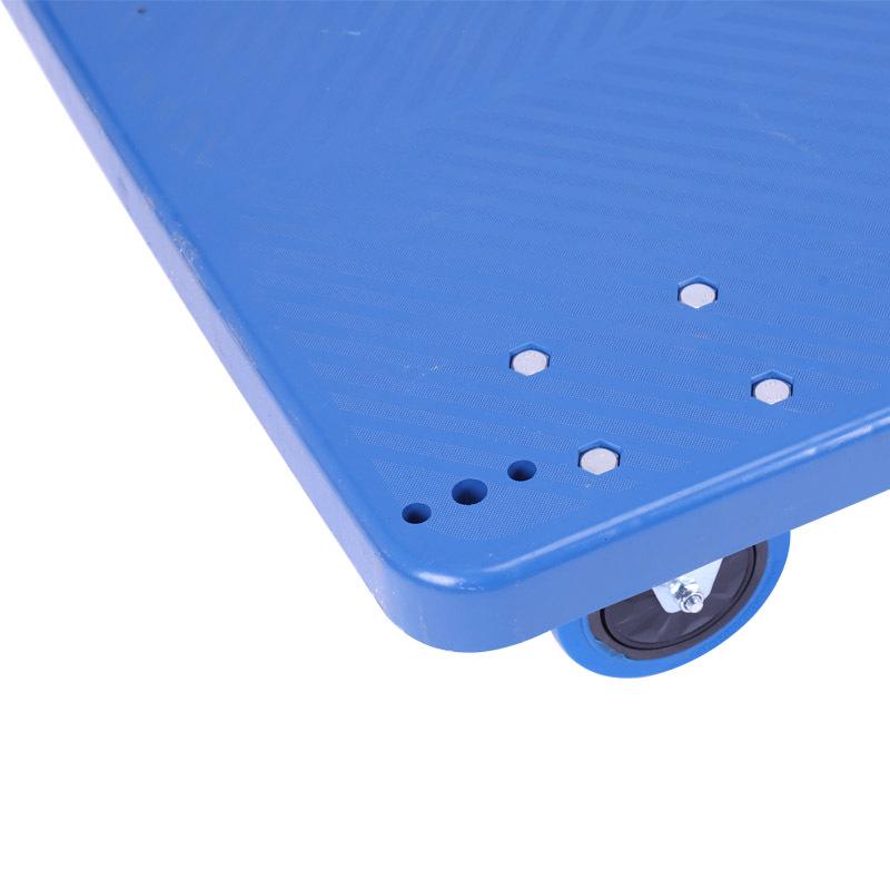 Folding Lightweight Flat Cart: Express Delivery Hand Truck for Hauling Household Cargo