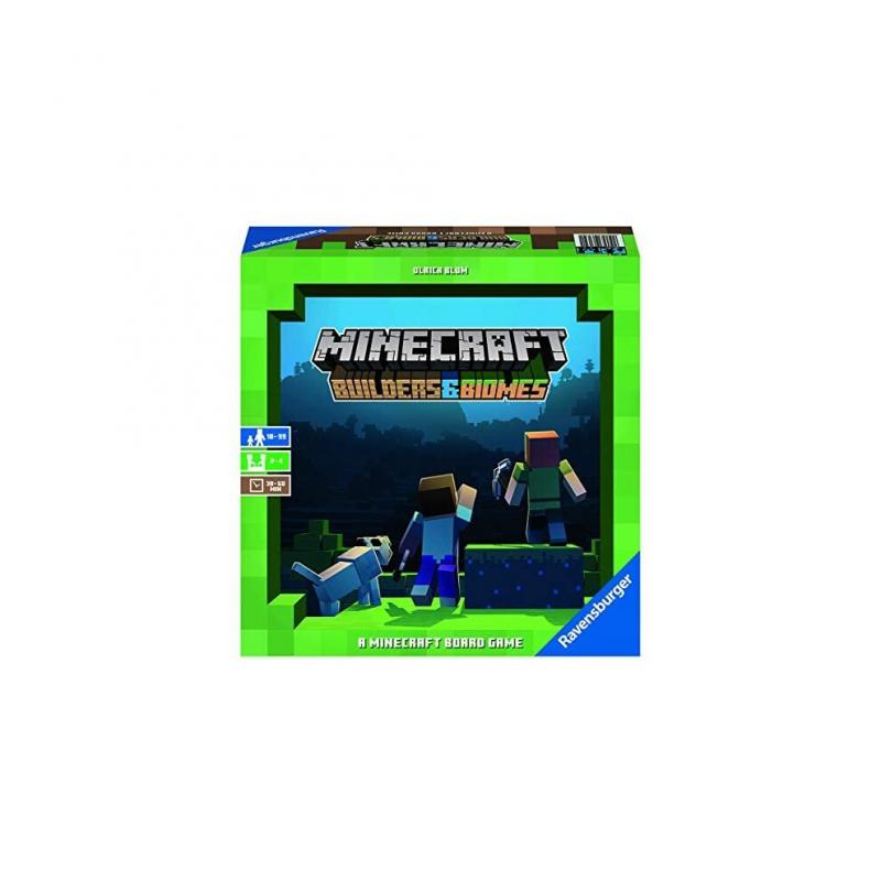 Ravensburger Minecraft Builders & Biomes Strategy Board Game for Kids & Adults Age 10 Years and Up - A Minecraft Board Game