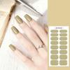3PCS Solid Color No-Bake Gel Nail Stickers, Easy Application, Long-Lasting