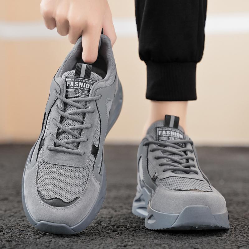 Fashion Trendy Men's Sneaker Shoes Breathable Summer Thick Soled Outdoor Wear-resistant Comfortable Jogging Platform Casual Shoes