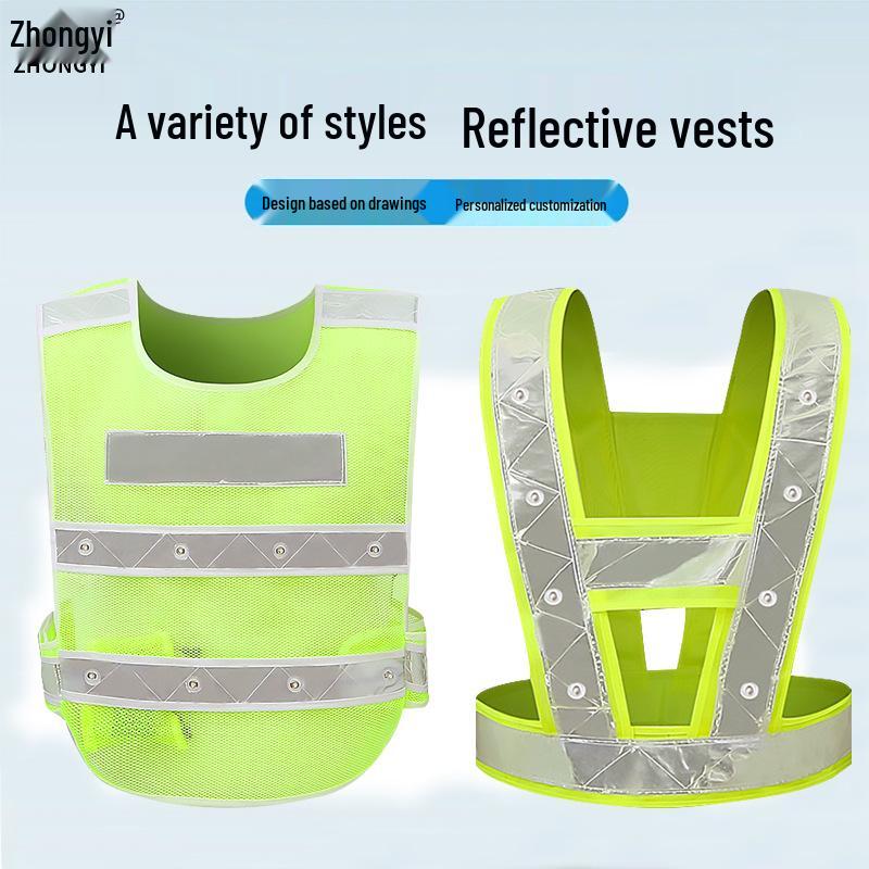 LED-blinkende reflektierende Weste für die Sicherheit beim Nachtfahren