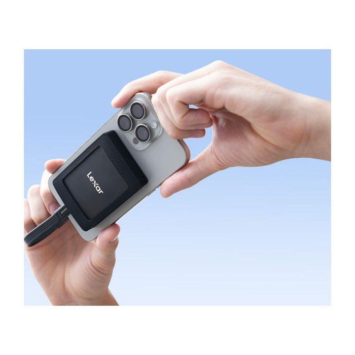 SSD Externe - LEXAR - SL500M - 4To - USB 3.2 Gen 2x2 - Ultra Fin - Portable