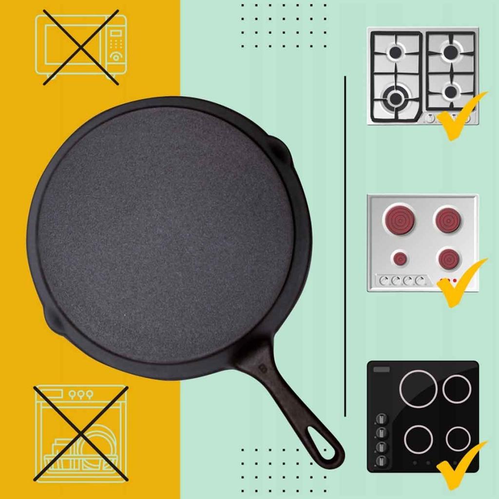 PATELNIA ŻELIWNA HAGE 16cm INDUKCJA