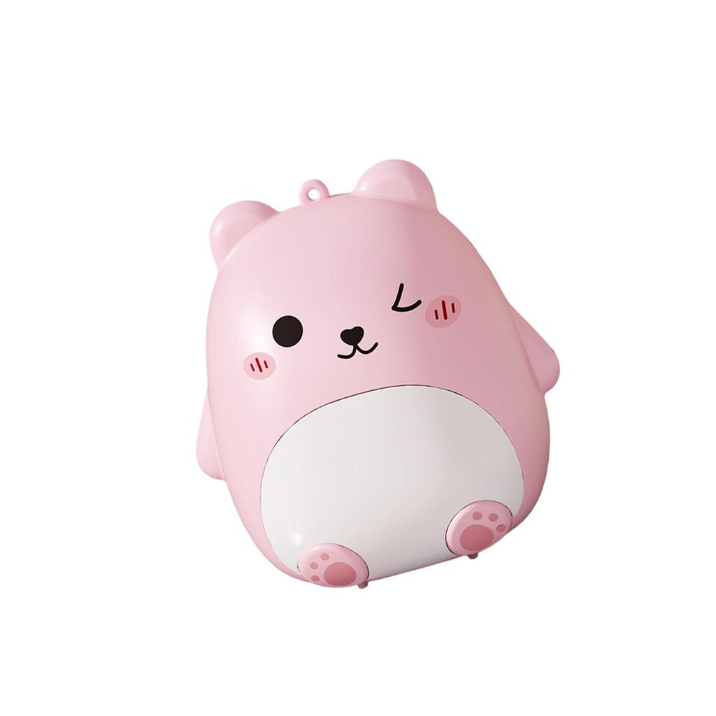 Cartoon Bear Shape Pills Container With Partitioned Storage For Clear Pills Identification Avoid Confusion