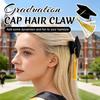 1/2/3Pcs Graduation Cap Hair Claws with Tassel Design Shower Back Head Hair Claw
