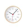KATOMOKU Plywood Clock 24S Natural Wall Clock Continuous Second Hand Diameter Radio km-151NARCS 20.2cm (SKP Clock)