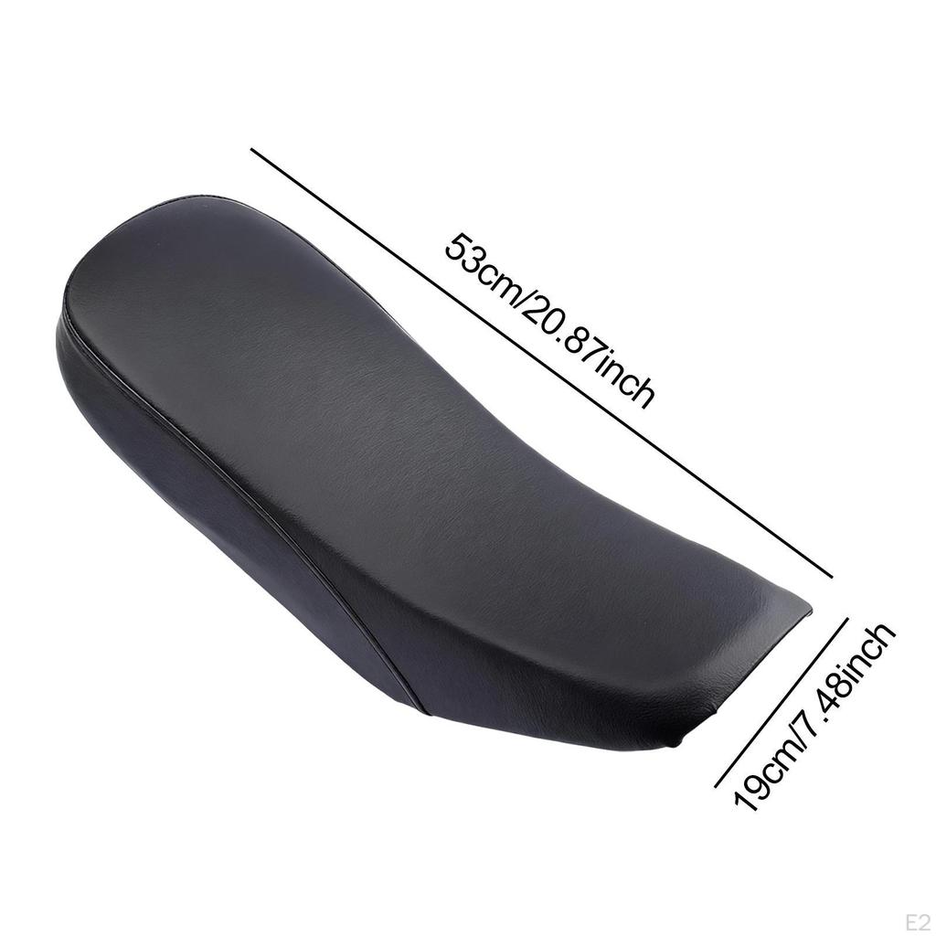 Universal ATV Seat Saddle 20.8x7.5inch Foam Padding Replacement for 50-110cc Quick Installation