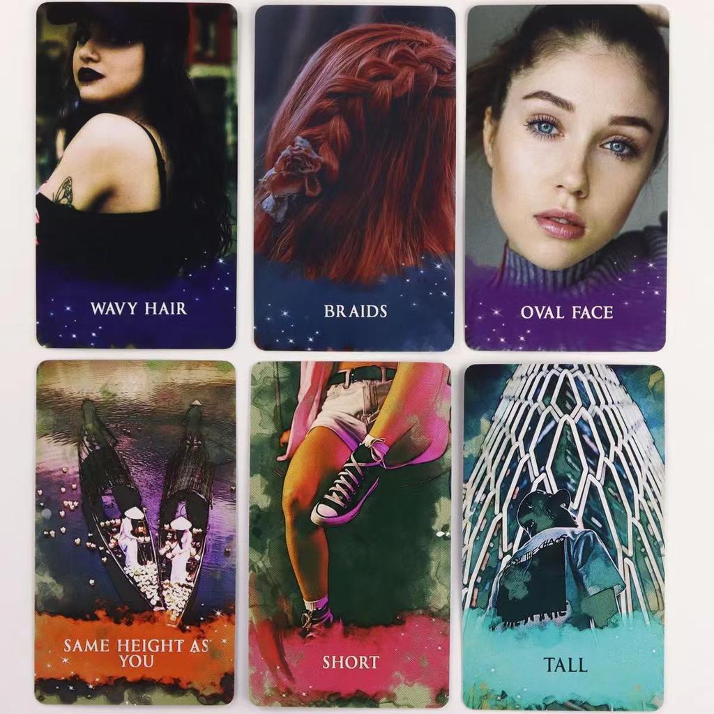 10.3*6cm Who Is It Oracle 78 Cards - Twin Flame Love Oracle - Tarot Deck