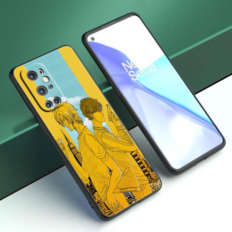 Husa de telefon din silicon Banana Fish Anime pentru OnePlus 10T 10R 9RT 8T 7T Pro Nord 2 N10 N100 N200 CE2 Lite 2T ACE 5G Husa neagra