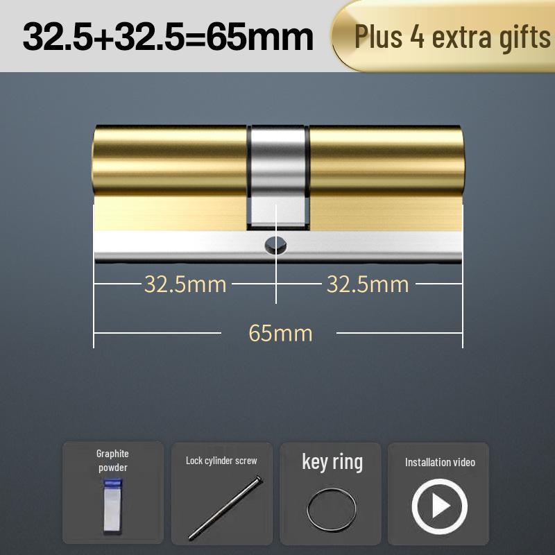 Super C-Level Anti-Theft Copper Door Lock Cylinder
