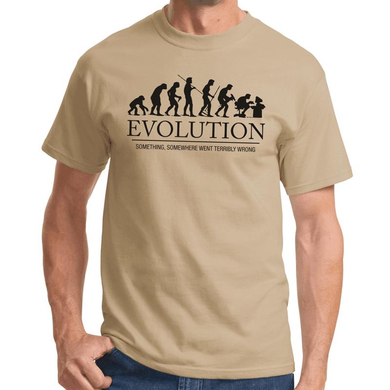 Evolution Nerd Geek Gamer Cult Sayings Gift Fun Funny Comedy T Shirt S