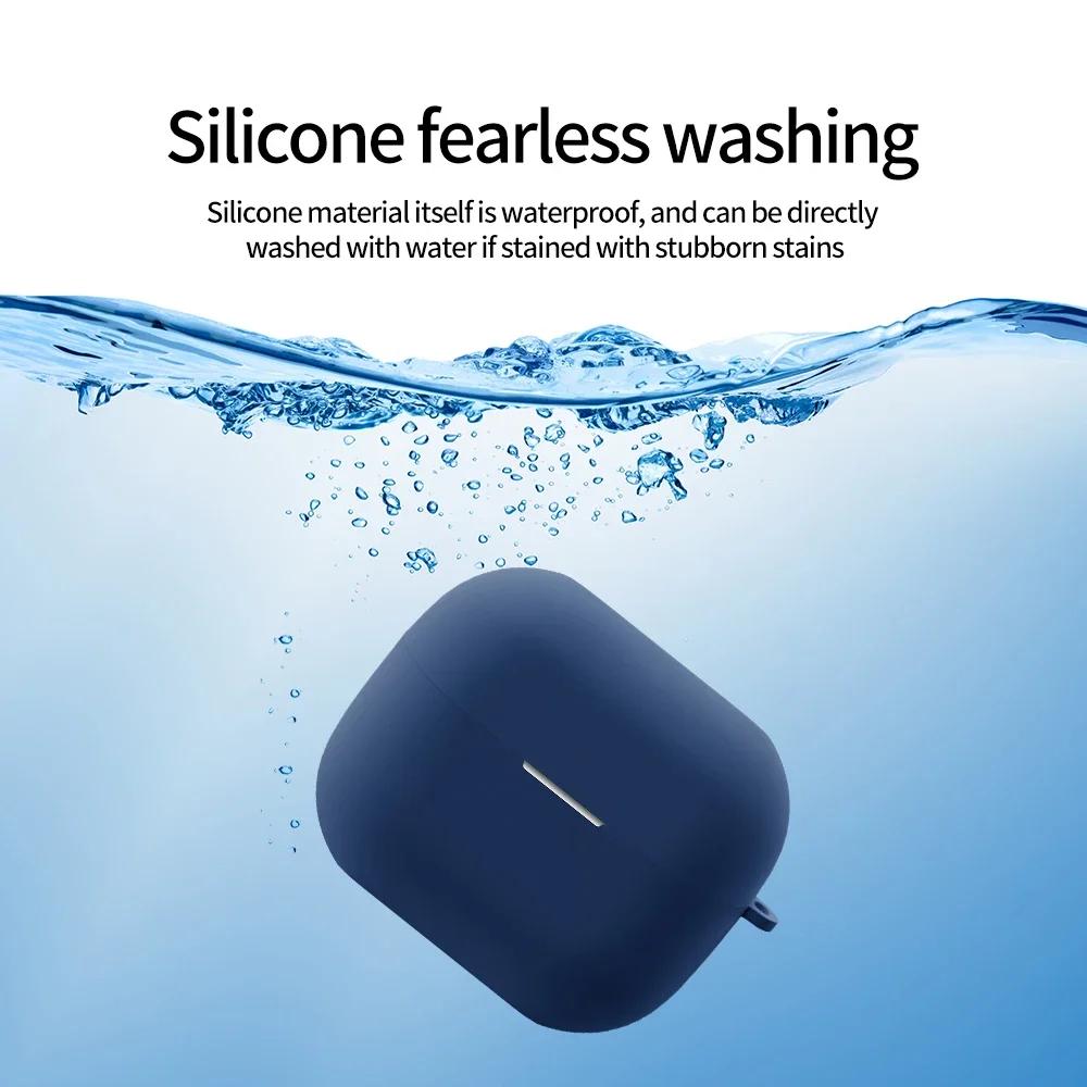 Soft Liquid Silicone Cases For Samsung Galaxy Buds 3 Pro/ Buds3 FE Headphone Protective Bluetooth Wireless Earphone Cover