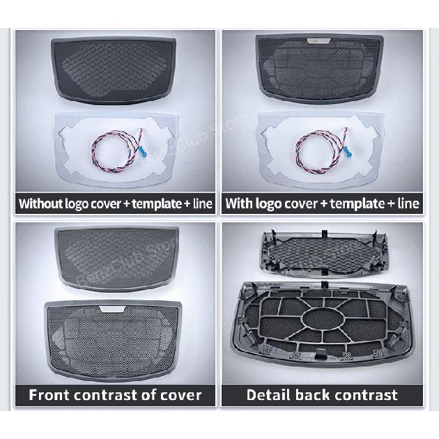 For BMW 3 4 Series F30 F31 F32 F34 3GT  Car Center Console Speaker Cover tweeters 4 inch midrange speaker dashboard loudspeaker