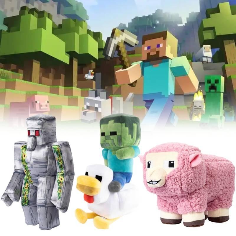 Minecraft Orangutan Pinksheep Plush Toy Cartoon Stuffed Doll Game Gift Kids