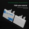 Q-Type White Nylon Self-Adhesive Cable Organizer Clip