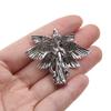 Antique Silver Angel Charm Pendant for DIY Jewelry Making Necklace Bracelet Handcraft Works Distressed Angels 6 Wings
