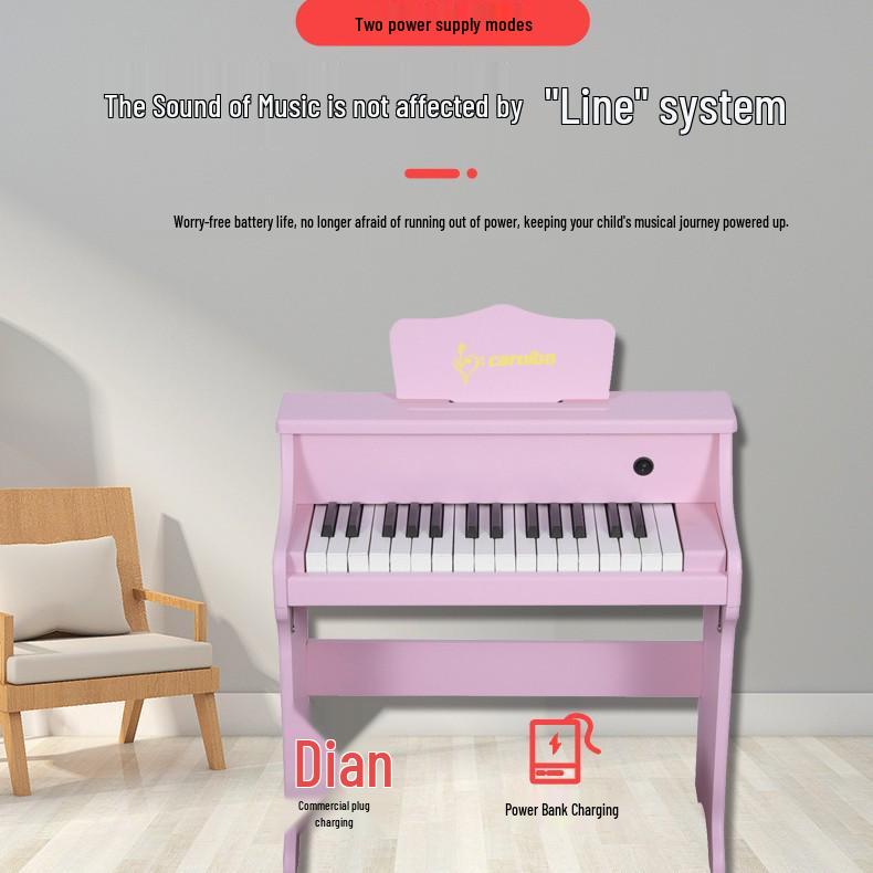 30-Key Smart Electric Piano for Children – Professional Weighted Keys, Perfect for Home Learning