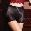 Dame Oil Shiny Boxershorts Gjennomsiktig undertøy Erotisk undertøy Dameunderbukser Ultratynne truser gjennomsiktig truser