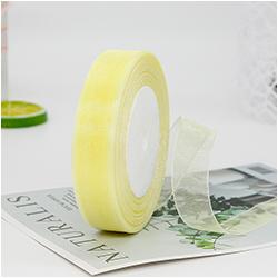 Factory 20 mm Gift Ribbons Nylon Organza Ribbons Roll for Wrapping