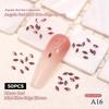 50Pcs Rhombus 3D Glitter Nail Decoration Diy Chic Tiny Crystal Ice-Transparent Mini Sparkle Nail Art Rhinestone