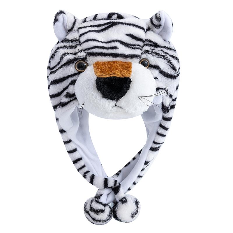 New Style Unisex Funny 3D Animal Style Decorative Hat Mischievous Couple Cap For Man Women Plush Winter Lovely Family Hat