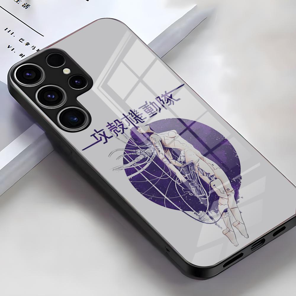 Ghost In The Shell Phone Case For Samsung S26 S25 Edge Ultra S23 S22 S21 S20 Ultra Plus S24 Fe A54 A53 A25 Glass Cover