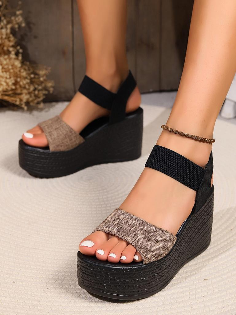 Fashion Classic 2025 Summer Heels Sandals Women Open Toe Flat Style Comfortable Size 42 43 Roman Shoes for Women Sandalias De Mujer