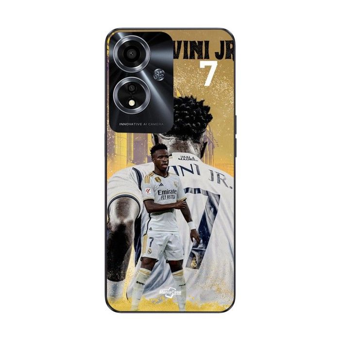 Coque pour Oppo A59 5G Vinicius JR real madrid 7 Wallpaper