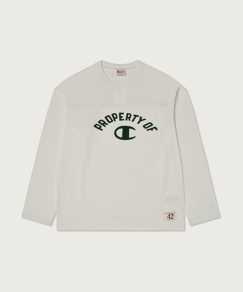 CHAMPION 40S Football Game Jersey Oatmeal