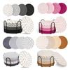 8/10 Pcs Cotton Rope Woven Trivet Placemats Braided Hot Pads Natural Dinner Plate Mat Set  Desk