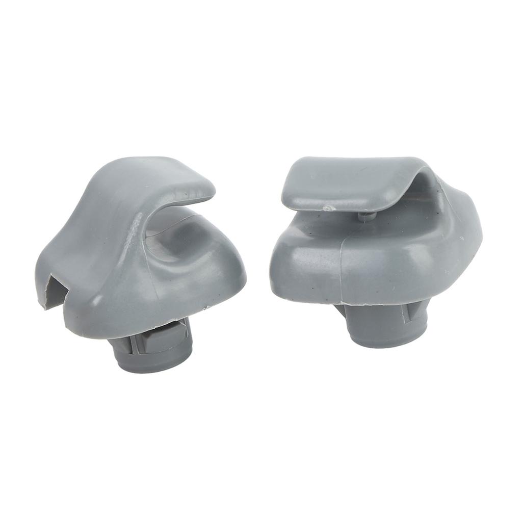 2pcs Sun Visor Retainer Clips 88217S01A01ZA Interior Sun Visor Hook Replacement for Element 2003 2005 Gray